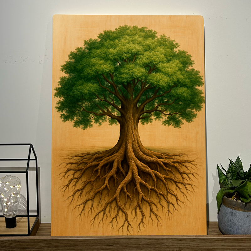 Quadro Decorativo Natureza Raízes da Vida