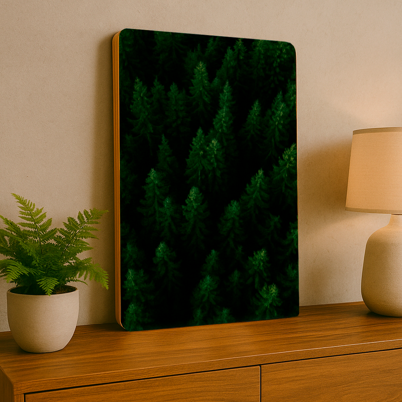 Quadro Decorativo Natureza Verde Infinito