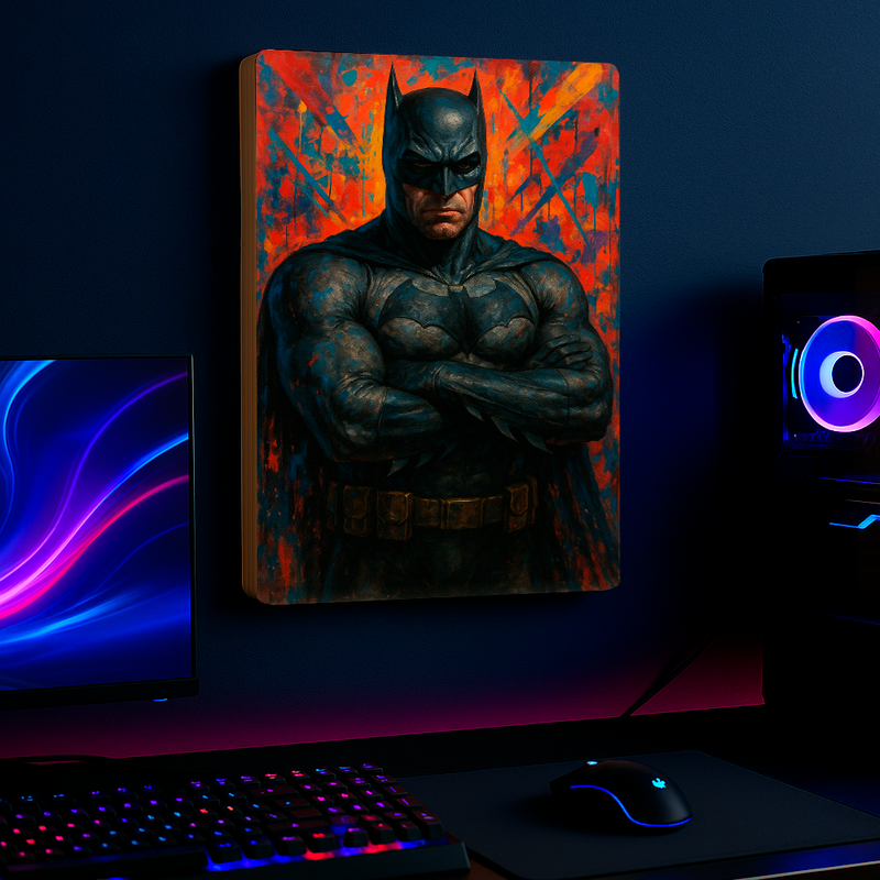 Quadro Decorativo Cultura Pop Batman O Cavaleiro das Trevas