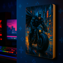 Quadro Decorativo Cultura Pop Batman – The Dark Knight Rises(Cena da Batpod, referência ao filme de 2012)
