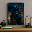 Quadro Decorativo Cultura Pop Batman – The Dark Knight Rises(Cena da Batpod, referência ao filme de 2012)