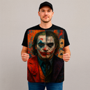 Quadro Decorativo Cultura Pop Coringa Meio a Meio Heath Ledger + Joaquin Phoenix