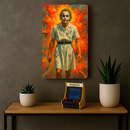 Quadro Decorativo Cultura Pop Coringa - O Caos em Chamas (Cena da explosão do hospital em The Dark Knight)