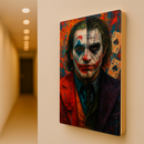 Quadro Decorativo Cultura Pop Coringa Meio a Meio Heath Ledger + Joaquin Phoenix