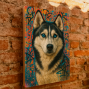 Quadro Decorativo Street Dogs Husky siberiano