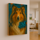 Quadro Decorativo Street Dogs Rough Collie