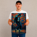 Quadro Decorativo Cultura Pop Michael Jackson – Billie Jean