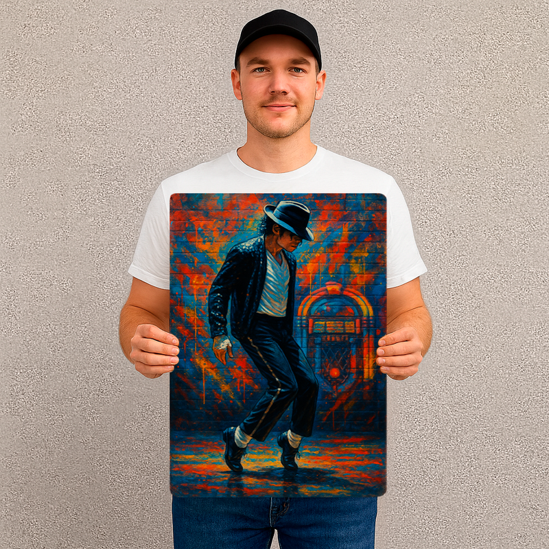 Quadro Decorativo Cultura Pop Michael Jackson – Billie Jean