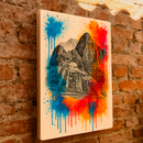 Quadro Decorativo Maravilhas do Mundo - Machu Picchu