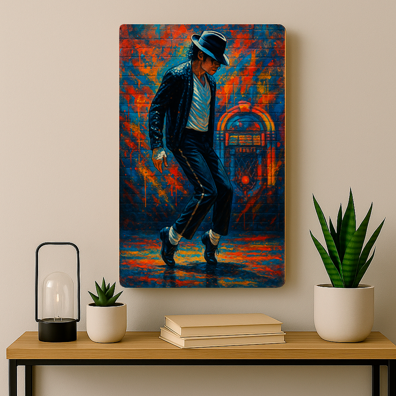 Quadro Decorativo Cultura Pop Michael Jackson – Billie Jean
