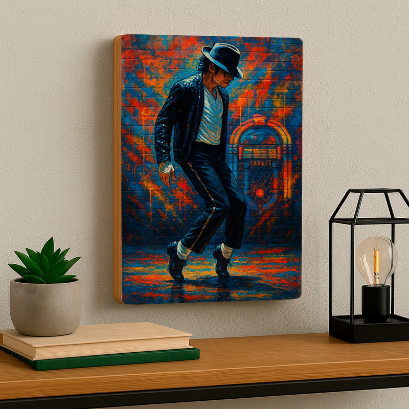 Quadro Decorativo Cultura Pop Michael Jackson – Billie Jean