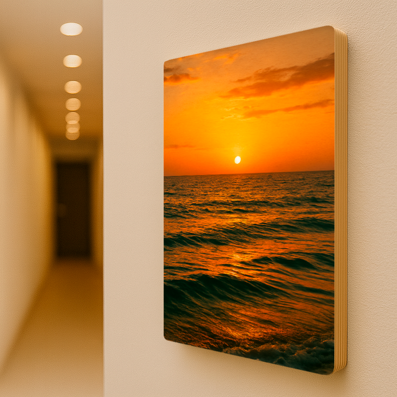 Quadro Decorativo Natureza Crepúsculo Radiante