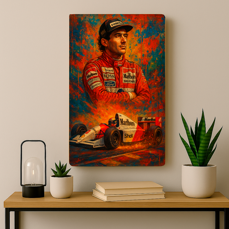 Quadro Decorativo Cultura Pop Senna Eterno