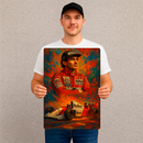 Quadro Decorativo Cultura Pop Senna Eterno