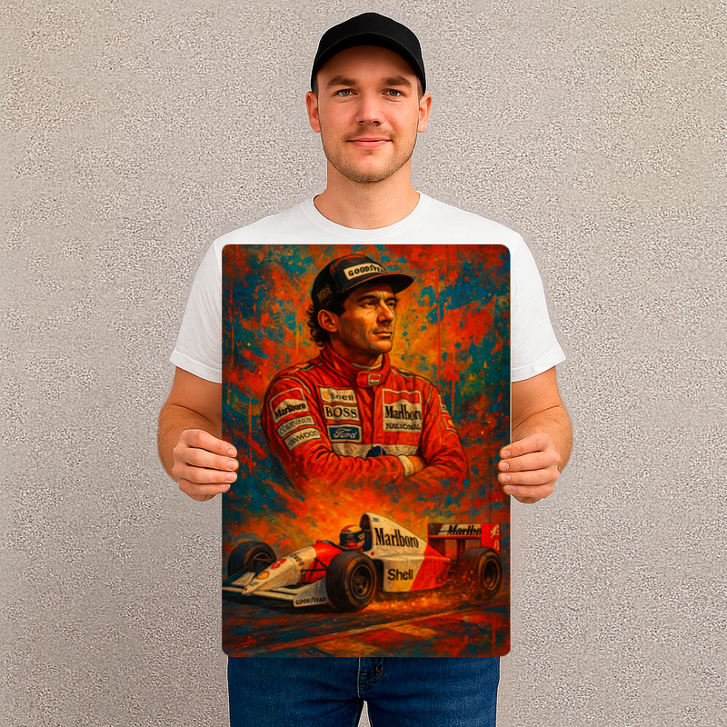 Quadro Decorativo Cultura Pop Senna Eterno