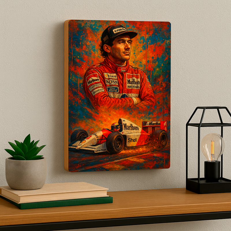 Quadro Decorativo Cultura Pop Senna Eterno