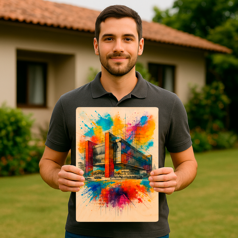 Quadro Decorativo Maravilhas do Mundo - MASP / São Paulo