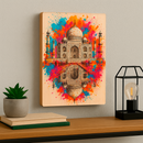 Quadro Decorativo Maravilhas do Mundo Taj Mahal