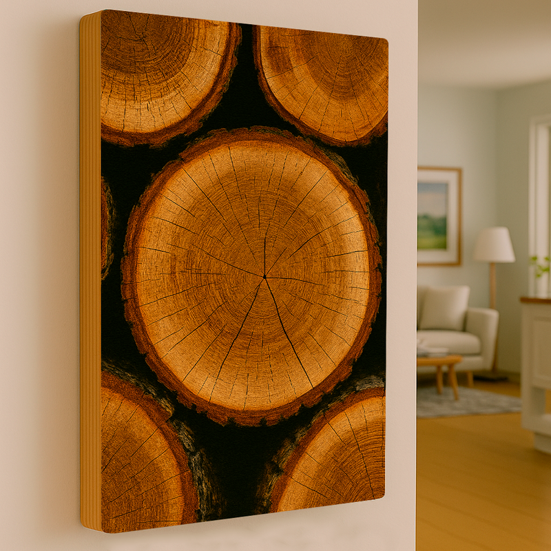 Quadro Decorativo Natureza Troncos Naturais