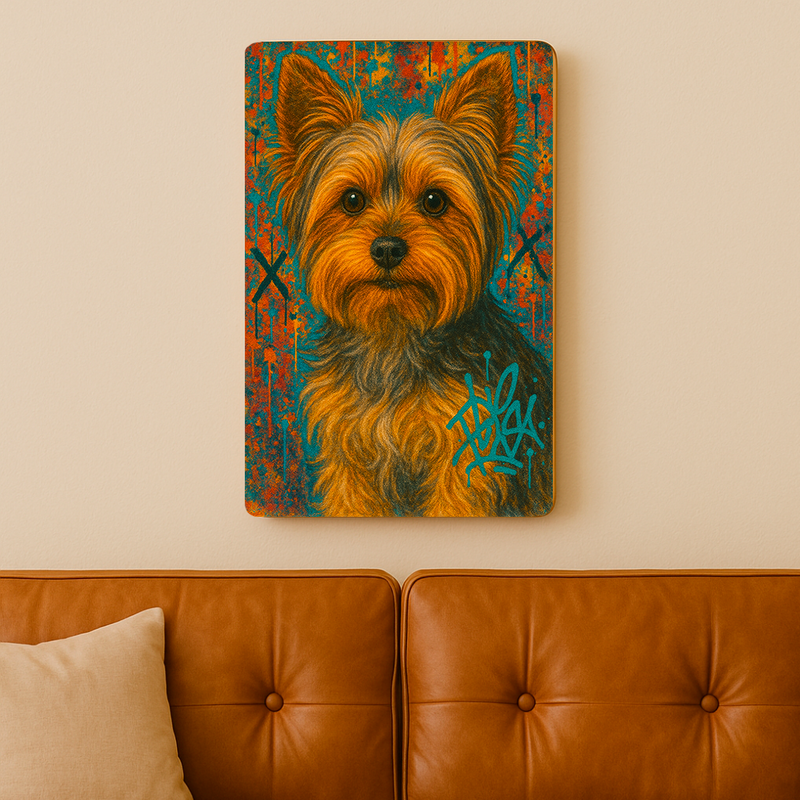 Quadro Decorativo Street Dogs Yorkshire Terrier